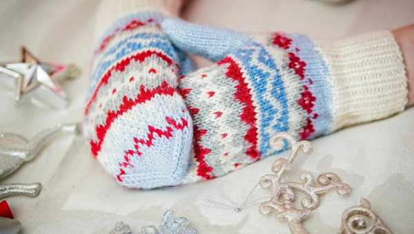 Тренди зими: в'язані рукавички